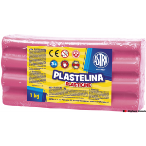 Plastelina Astra 1 kg różowa jasna, 303111007