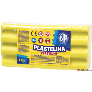 Plastelina Astra 1 kg cytrynowa, 303111004