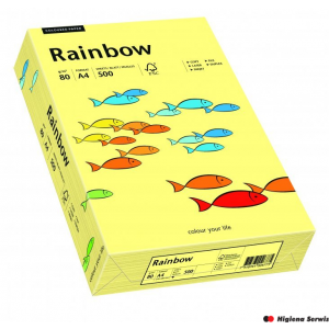 Papier xero kolorowy RAINBOW jasnożółty R12 88042297