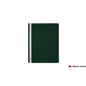 Skoroszyt A4+ PRESTIGE zielony ST-05-02 twardy PVC 2x300mic BIURFOL