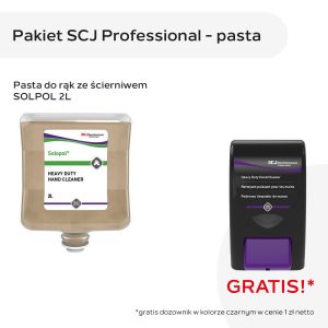 SC JOHNSON Pasta ze ścierniwem SOLOPOL 2l  pasta ze ścierniwem z orzecha włoskiego - olej,smar, sadza