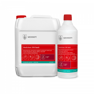 MEDISEPT 310 Sanit - 1L WIŚNIA preparat do mycia powierzchni sanitarnych o wiśniowym zapachu