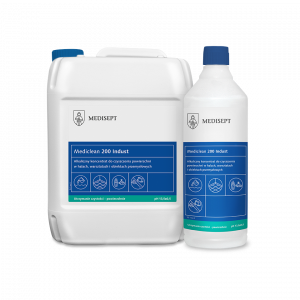 MEDISEPT 200 Indust - 5L Alkaliczny środek do czyszczenia podłóg w halach, warsztatach i obiektach przemysłowych
