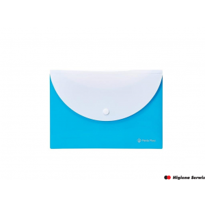 Koperta A5 dwie kieszenie niebieska FOCUS 0410-0088-03 PANTA PLAST