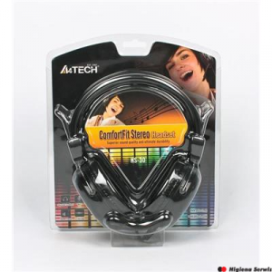 Słuchawki z mikrofonem A4TECH Hs-30 czarne A4TSLU29942