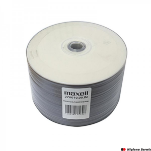 Płyta MAXELL DVD-R 4.7GB 16x (50szt) PRINTABLE, white, do nadruku,  SP shrink, bulk 276010
