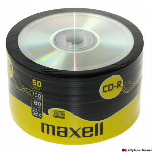 Płyta MAXELL CD-R 700MB 52x (50szt) SP shrink, bulk 624036.40