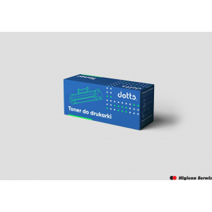 Toner IML-80C2HC0 (80C2HC0) niebieski 3000 str DOTTS zamiennik LEXMARK