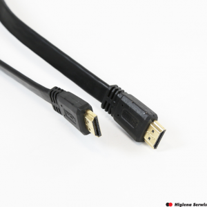 Kabel HDMI OMEGA 3m v.1.4 FLAT 4K RESOLUTION SUPPORTED czarny OCHF34