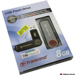 Pendrive Transcend 8GB JETFLASH 220 Fingerprint